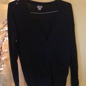 Black cardigan